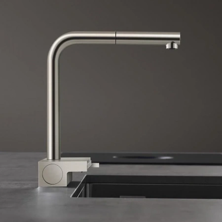 Фото смеситель для кухонной мойки hansgrohe aquno select 73836800