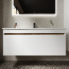 Фото тумба под раковину sancos smart 120 см, цвет: белый sm120-1w