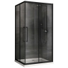 Душевое ограждение Abber Schwarzer Diamant 120x80 см AG02128BH