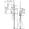 Фото смеситель для кухонной мойки hansgrohe talis classic 72800000