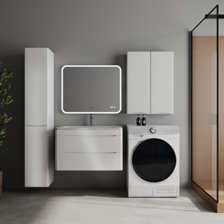 Фото тумба под раковину style line бергамо 80 см сс-00002515 белый
