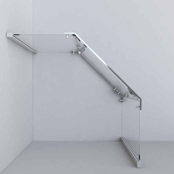 Фото душевой уголок vincea stresa 90x90 см vsp-1s900cl