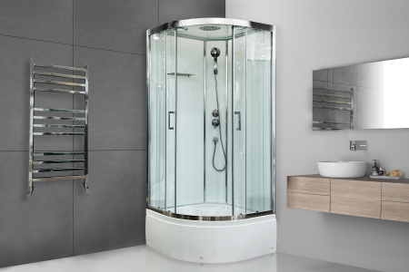 Фото душевая кабина royal bath fato rb 100x100 см rb100ck-t-ch fato
