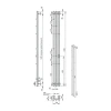 Фото электрический полотенцесушитель indigo style 3 pro 150/13 lspre150-13gfmrt