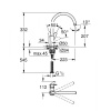 Фото смеситель для кухни grohe baucurve 31231001