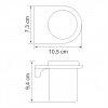 Фото стакан для зубных щеток wasserkraft kammel k-8328