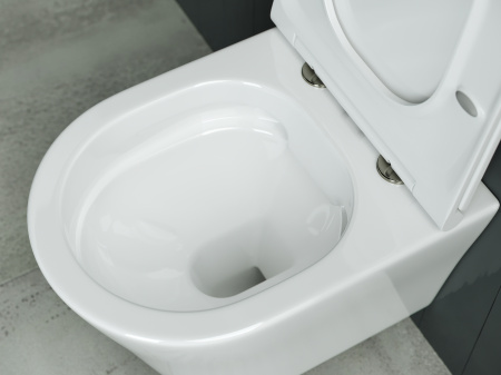 Фото унитаз подвесной, безободковый ceramicanova forma cn3011