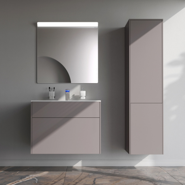 Фото тумба под раковину am.pm inspire v2.0  80 см цвет: серый m50afhx0803egm