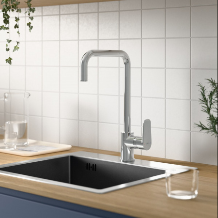 Фото смесители для кухни vitra flow soft a43426exp цвет хром