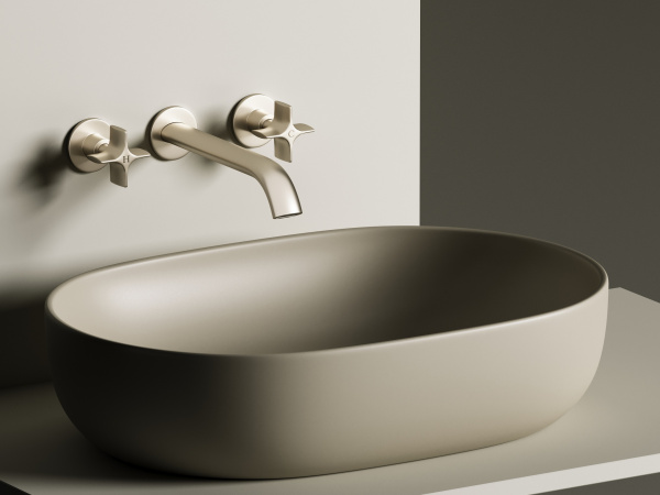 Фото раковина накладная ceramicanova element 60 см, цвет: капучино cn6047mc
