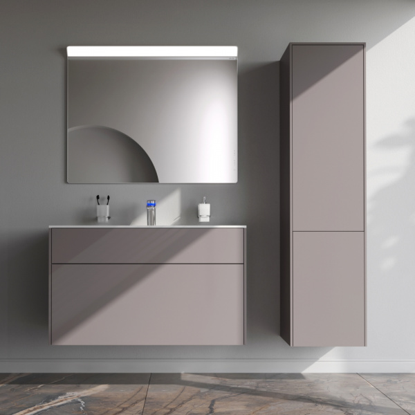Фото тумба под раковину am.pm inspire v2.0  100 см цвет: серый m50afhx1003egm