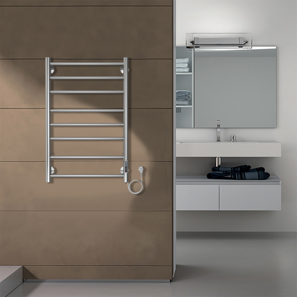 Фото электрический полотенцесушитель azario parma 50x80 см цвет: хром az10858