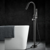 Напольный смеситель для ванны Black&White U7752GM