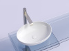 Фото раковина накладная ceramicanova element 50.2 см, цвет: белый cn6056