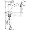 Фото смеситель для кухонной мойки hansgrohe talis 32845000