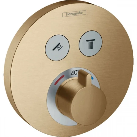 Фото термостатический смеситель для душа hansgrohe shower select s 15743140