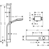 Фото душевая стойка hansgrohe pulsify 24260000