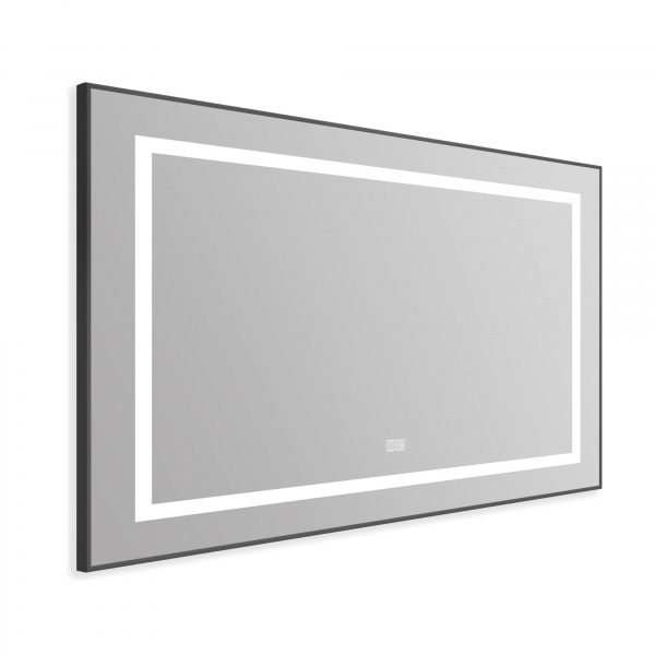Фото зеркало с подсветкой belbagno kraft 98.5 см spc-kraft-985-685-tch-warm-nero