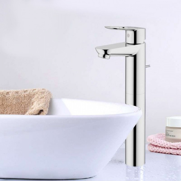 Фото смеситель для раковины grohe bauloop 32856000