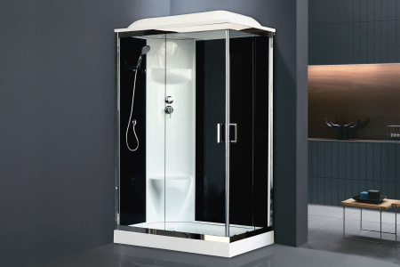 Фото душевая кабина royal bath нр rb8120hp6-bt-ch-l 120x80 см