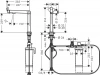Фото смеситель для кухонной мойки hansgrohe aqittura 76802000