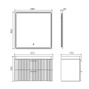 Фото тумба с раковиной comforty ангара 91 см 00-00021037