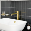 Фото смесители для раковины vitra minimax round a4353425exp цвет золото