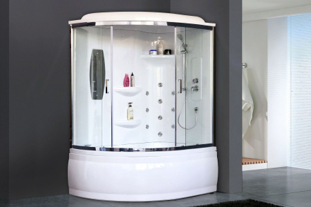 Фото душевая кабина royal bath alp rb170alp-t-ch-r 170x100 см