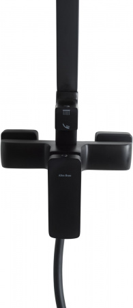 Фото душевая стойка allen brau infinity 5.21012-31 черный матовый