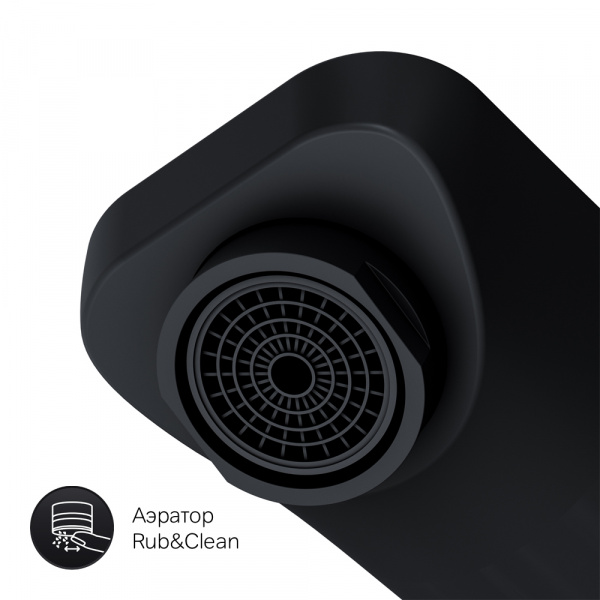 Фото смеситель для раковины am.pm gem black edition f90a72222