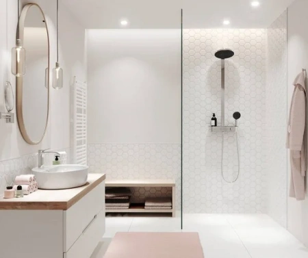 Фото душевая стойка hansgrohe pulsify 24241000