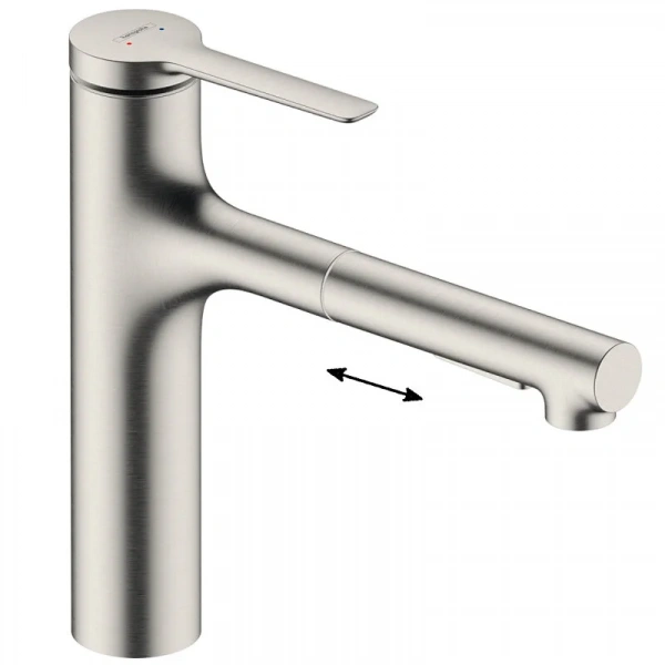 Фото смеситель для кухонной мойки hansgrohe zesis 74801800