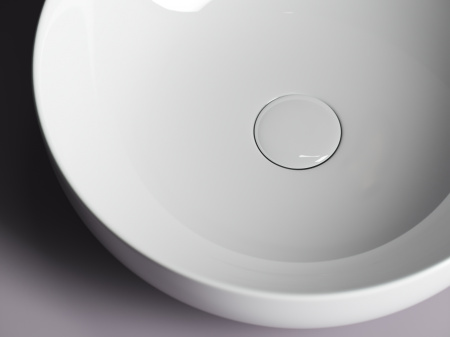 Фото раковина накладная ceramicanova element 42 см, цвет: белый cn5024