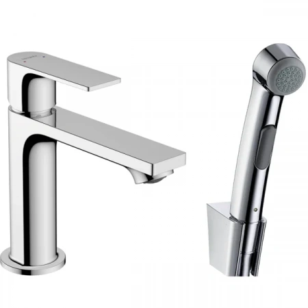 Фото смеситель для раковины hansgrohe rebris e 72216000
