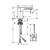 Фото смеситель для раковины hansgrohe vernis blend 71502000