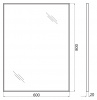 Фото зеркало belbagno 60 см spc-al-600-800