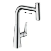 Смеситель для кухонной мойки Hansgrohe Metris Select 73802000