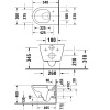 Фото унитаз подвесной безободковый duravit d-neo 54 см 2577090000