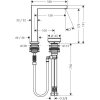 Фото смеситель для раковины hansgrohe tecturis e 73053670