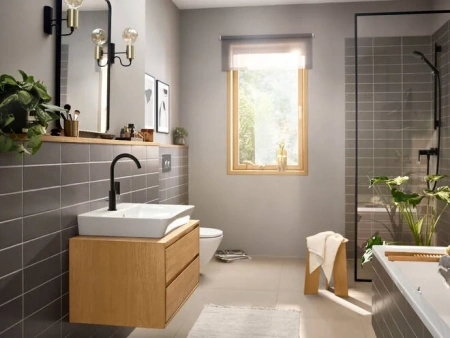 Фото смеситель для раковины hansgrohe rebris e 72576670