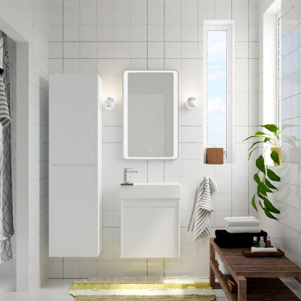 Фото тумба под раковину art&max family 50 см family-500-1d-so-bl