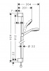 Фото душевой гарнитур hansgrohe croma select e multi 120 26590400