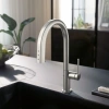 Фото смеситель для кухонной мойки hansgrohe aqittura sodasystem 76806800