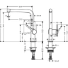 Фото смеситель для кухонной мойки hansgrohe talis 72840800