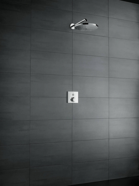 Фото верхний душ с держателем hansgrohe raindance select s 240 2jet 26466400