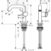 Фото смеситель для раковины hansgrohe tecturis s 73320670