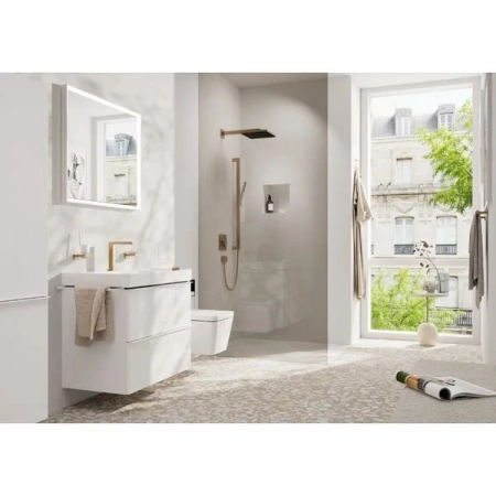 Фото смеситель для раковины hansgrohe tecturis e 73053140