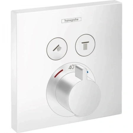 Фото термостатический смеситель для душа hansgrohe shower select 15763700